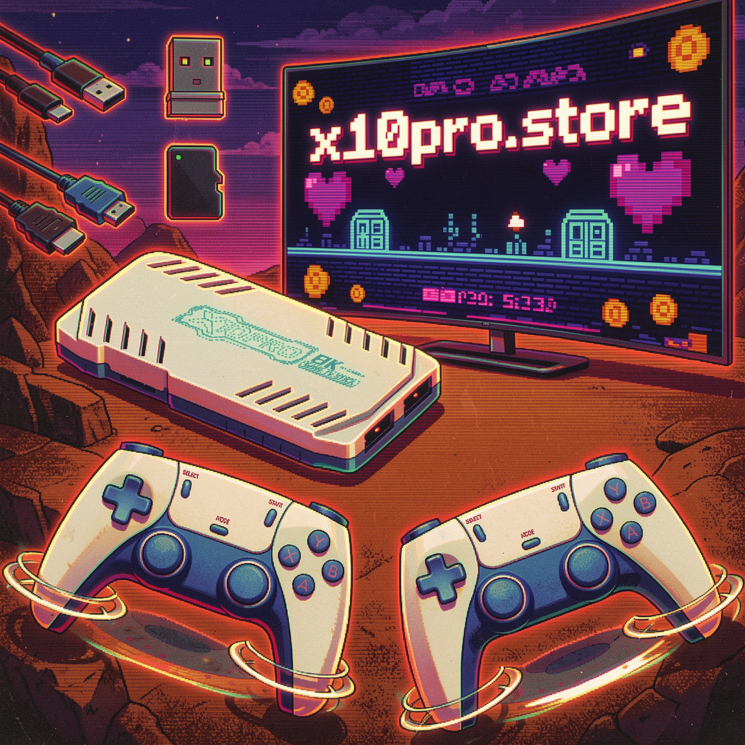 x10pro.store | Retro Gaming Console - Play Classic Games in HD